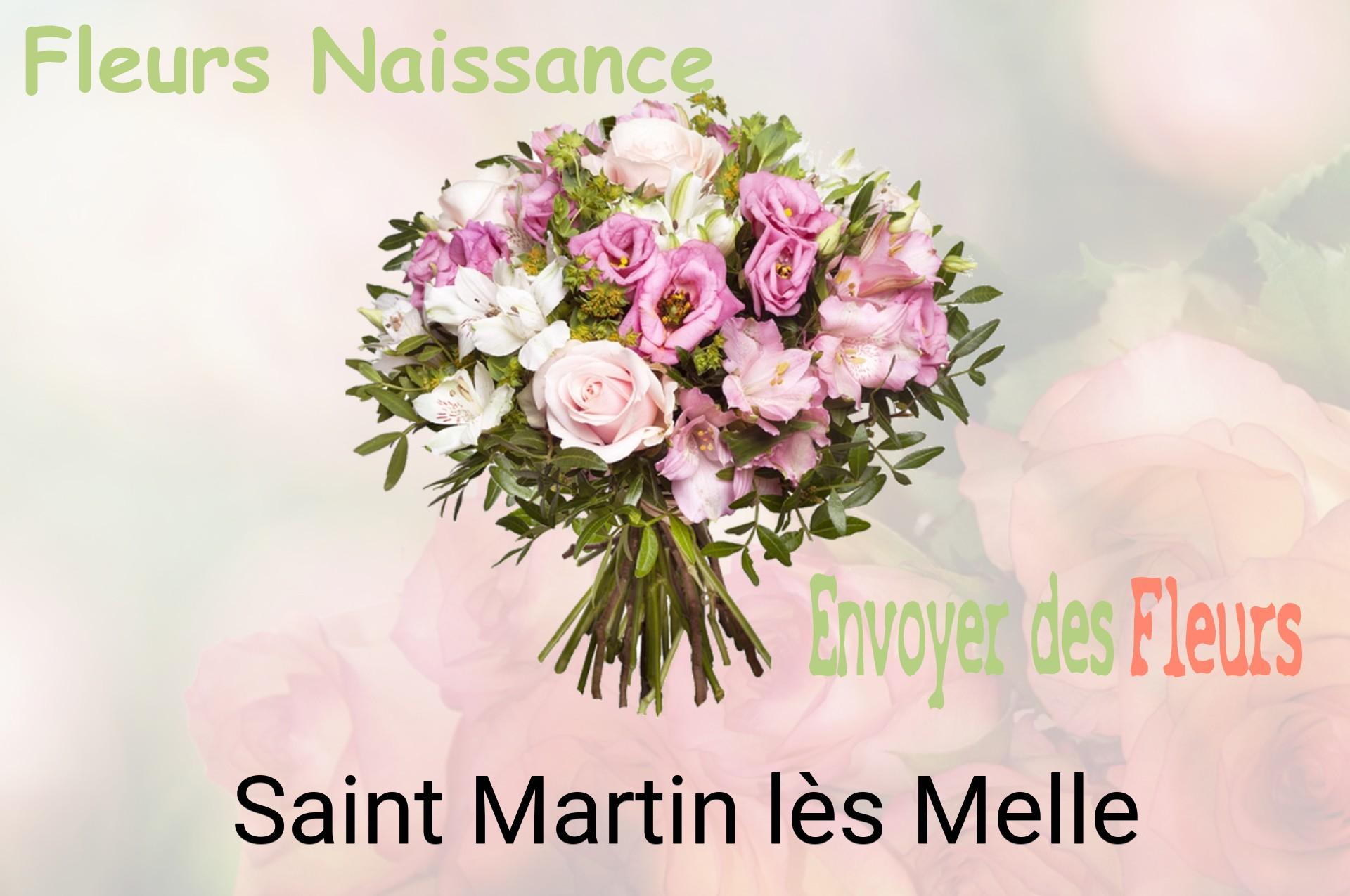 Bouquet de fleurs de naissance livré à Saint-Martin-lès-Melle